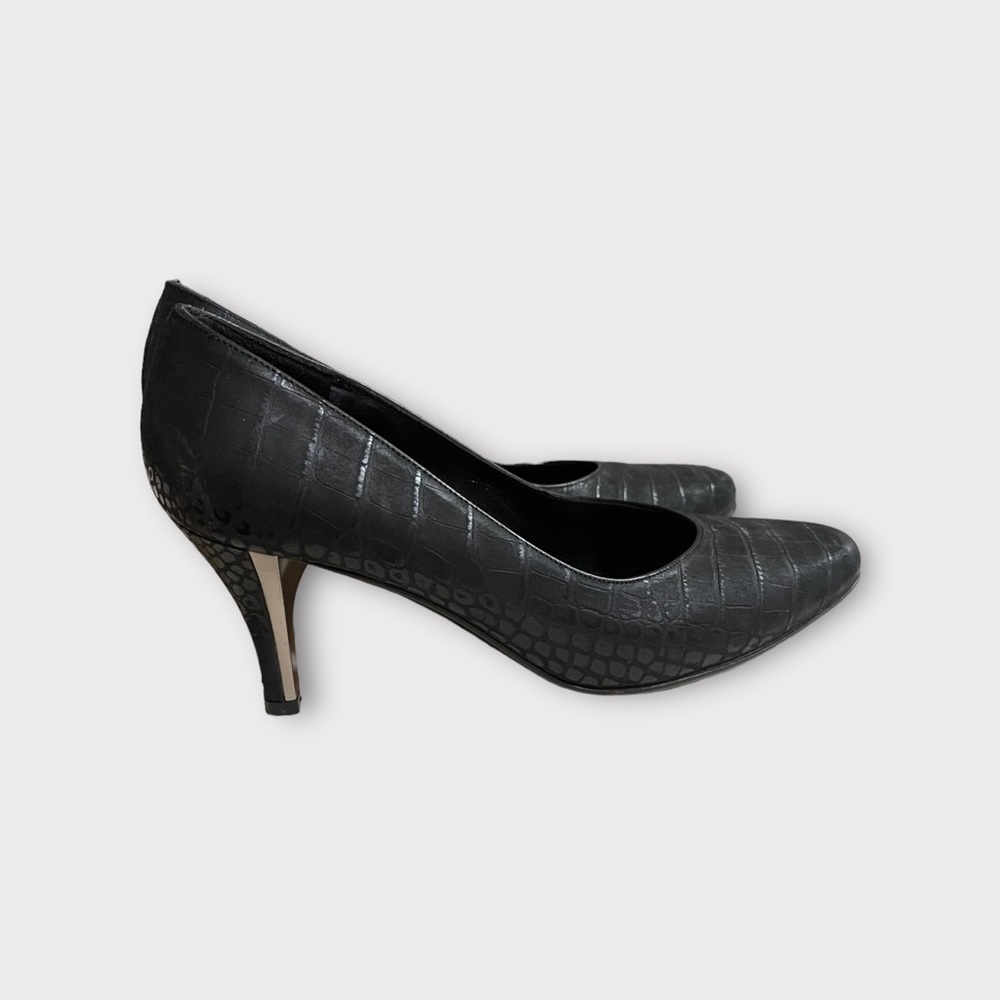 Salvatore Ferragamo croc narrow pumps size 6
